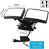 Light,18W Outdoor,5000k Daylight,1600lm, IP55 2 FAGUANGAO Dusk to Dawn LED Security Plug in Flood Light