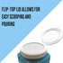 2lb (397g) Commercial Pink Vanilla & Blue Raspberry Flavored Cotton Candy Sugar Mix - Two Jar Bundle - Ready-to-Use