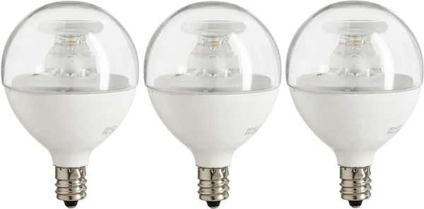 Diodesy- G16.5 LED Light Bulb Type G Clear Globe Shape Dimmable 7W