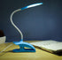 anso USB Rechargeable Clip-on Desk Lamp - LED Light in Blue