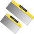 Drywall Taping Knife Set, Stainless Steel Putty Knives Scraper with Tapered Blade (8", 12")