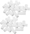 40PCS Shoe Rack Plastic Connectors - Closet Organizer Shelf Joints Pipe Fittings