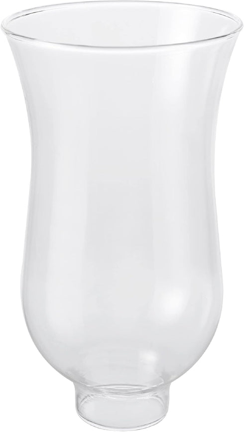 Aspen Creative Clear 23066-01 Flare Shaped Transitional Style Replacement Glass Shade, 1-1/2" Fitter Size,