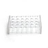 Othmro 1Pcs Test Tube Rack Holder, 14mm 24-Well Centrifuge Tube Holder, Transparent Plastic Stand