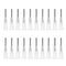 Utoolmart Industrial Dispensing Needle, 40pcs Blunt Needle, Stainless Steel Precision Applicator, 17G, Transparent Color