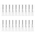 Utoolmart Industrial Dispensing Needle, 40pcs Blunt Needle, Stainless Steel Precision Applicator, 17G, Transparent Color