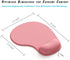 DEMON CHEST (01Pink) Office Mousepad with Gel Wrist Support - Ergonomic Gaming Desktop Mouse Pad Wrist Rest - Design