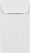 JAM PAPER #3 Coin Business Commercial Envelopes, 2 1/2 x 4 1/4, White, 50/Pack