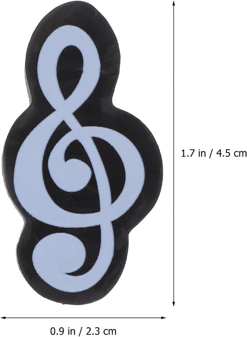 jojofuny 20 pcs Music Note Erasers, Cute Kid Erasers for Classroom, Music Symbol Bulk Eraser