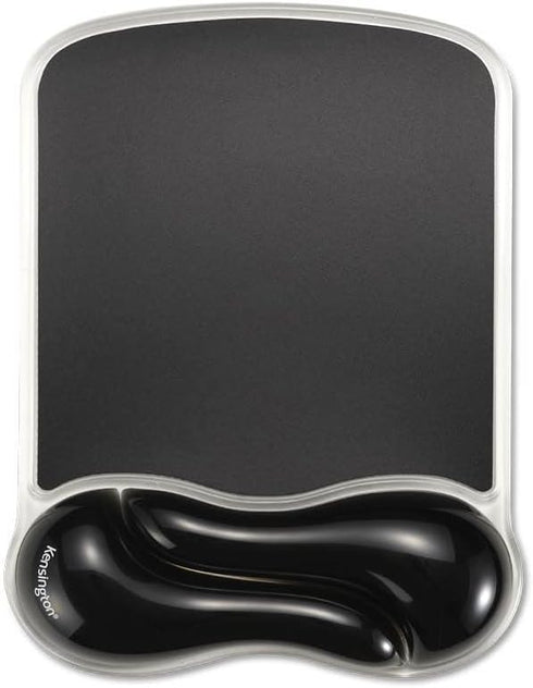 Kensington Duo Gel Mousepad with Wrist Rest, Ergonomic Non-Skid Gel Mouse Pad for Computer, 9.6" x 7.6" (Black)