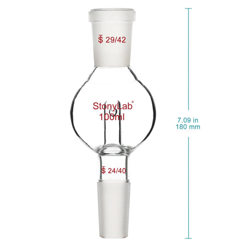 stonylab Rotary Evaporator Bump Trap, Laboratory Rotary Evaporator with 29/42 Joint