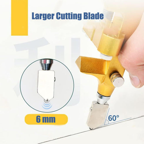 2 in 1 Glass Tile Cutter Breaker, Manual Hand Tool for Home DIY Cutting Glass, Mirror, Ceramic Tile