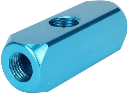 Beduan 1/4" 2 Way 5 Port Aluminum Air Hose Inline Manifold Block Splitter, Pneumatic Compressor Fitting