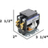 Packard C240A Contactor 2 Pole, 40 Amps, 24 Coil Voltage