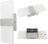 Dimmable 12W, HS521-1 Lightess Modern Wall Sconce Up Down Wall Lights Acrylic LED Wall Lamp for Hallway Bedroom
