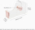 Rose Gold Tape Dispenser, Clear Acrylic Body, 1" Rosegold Metal Core, Desktop Holder for Office, School, Home, Gift