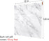 Decotalk White Marble Contact Paper for Countertops, Peel and Stick Marble Wallpaper, Waterproof, 12"x120"