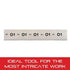 Small Parts-54001 O1 Tool Steel Sheet, 1/8" Thickness, 3/4" Width, 18" Length