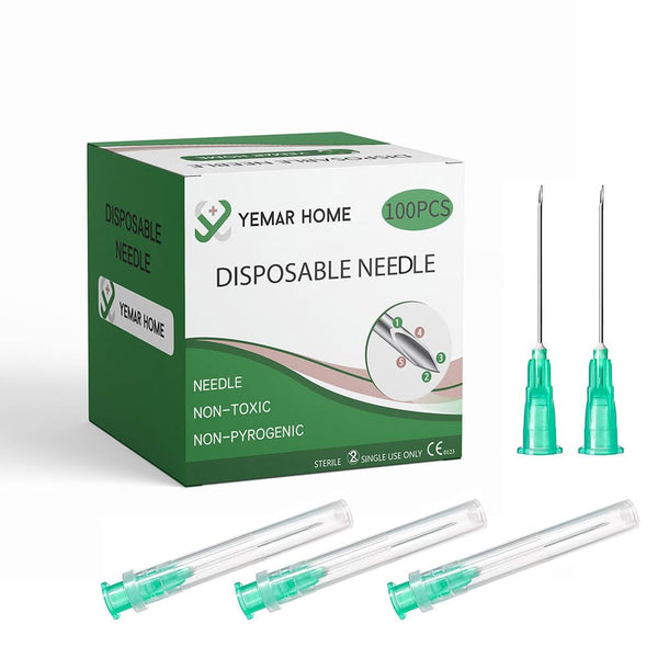 21Ga 1inch for Scientific Labs, Measurement and Transfer of Liquids (100 Pack)