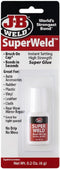JB Weld JB33106 Superweld Instant Setting High Strength, 6 Gram Bottle for Steel, Rubber, Plastics