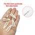 URIMPAVIDO 20PCS 29mm (2x29mm Clevis White Plastic Clevis for RC Airplane Plane Helicopter DIY Model Toy Replacement
