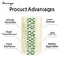 Liaogo 6 3/4 1000 1 Rolls Transparent Tape Refills Rolls, Clear Tape, x in, in Core Gift Wrapping Tape for Office