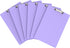 Set of 6 Extra Large 11x17 Clipboards, Plastic Drawing Boards with Horizontal & Vertical Low Profile Clip for Art