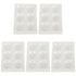 ULTECHNOVO 5 Pcs Ceramic Reaction Plate - Laboratory Tools Chemistry Lab Spot Plate, Depressions Spot Plate, Teaching