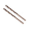 Twist Drill Bits, 4.6mm Drilling Diameter, Titanium Coated High Speed Steel 6542, 2-Pieces for Stainless Steel