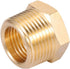 Brass Pipe Fitting Hex Head Bushing Adapter, 3/4 Inch NPT Male to 1/2 Inch NPT Female Hose Tube Fitting