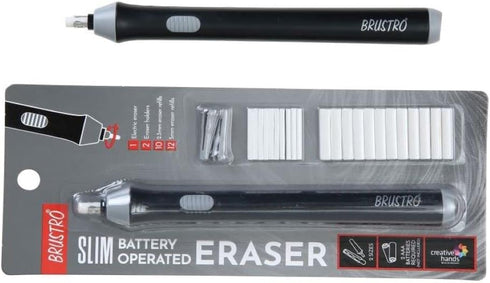 Automatic Electric Rubber Eraser, Battery Operated, Ideal for Kids and Adults, Drawing, Sketching, 22 Refills