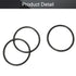 Othmro 50Pcs Nitrile Rubber O-Rings, 0.03in Wire Dia, 0.66in OD, Metric Sealing Washers for Plumbing, Black