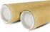 GIEHOUGRIO 2 Pack Mailing Tubes with Caps for Poster, Artwork Storage, Shipping Blueprints, 2 inch x 12 inch