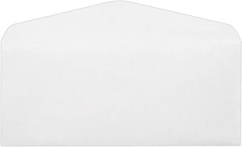 LUXPaper #10 Commercial Flap Business Envelopes | 4 1/8" x 9 1/2" | 24lb. Text | Bright White | 50 Qty