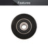 MroMax Roller Idler Bearing Pulley, 6 x 30 x 20mm Sliding Conveyor PU Wheel, 1 Pcs