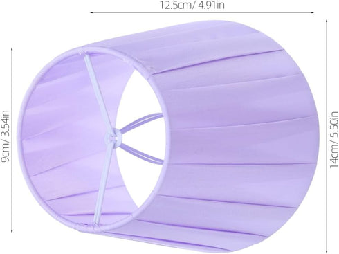 5.51X3.54X5.11In DOITOOL Multi-Purpose Lampshade Accessory Stylish Fabric Light Cover for Table Floor Lamps Soft Eye