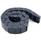 URBEST 18mm x 50mm Black Plastic Flexible Nested Drag Chain Cable Carrier, 1M for Electrical Machines