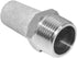 Beduan 316 Stainless Steel Air Pneumatic Mufflers 3/4 NPT Male Thread Sintered Exhaust Muffler Silencer Protruding(Pack of 2) by beduan
