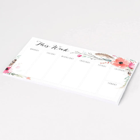 Boho Spirit Adhesive Sticky Note Pack - 5 pads - 50 sheets/pad
