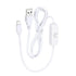 MECCANIXITY USB Cable with 501 ON/Off Switch, USB Male to Micro USB Male Power Cable for LED Desk Lamp