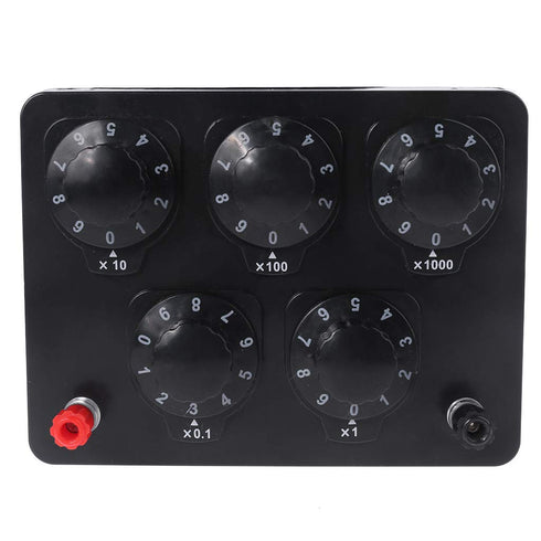 0-9999.9 Ohm Variable Resistance Box, Decade Resistor Experimental Equipment for Physical School Teaching