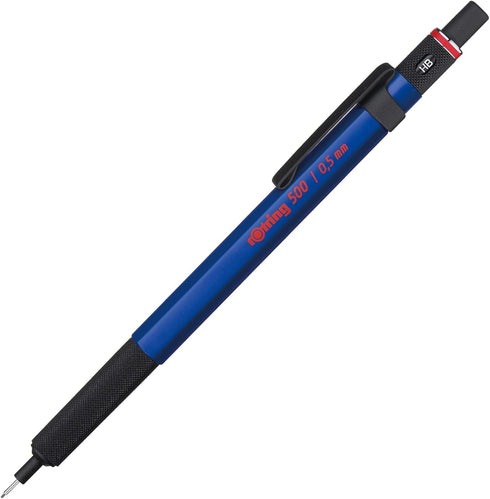 Rotring 500 Mechanical Pencil, 0.5mm, Blue Barrel