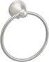 5 Set, AB-BR817-SN Amazon Basics Piece Bathroom Hardware Satin Nickel, Towel Bar, Toilet Paper Holder, Towel Ring, Robe
