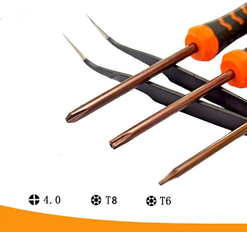 Cleaning Repair Tool Kit for PS5 PS4 PS3 - UYXiNONE T6 T8 with Crossed Screwdriver for Xbox One/Series X and PS4
