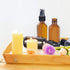 12 Pack 2oz 60 ml 1 Brush,2 Sprayers,2 Funnels,3 24 Amber Glass Spray Bottles with Fine Mist Sprayer & Dust Cap