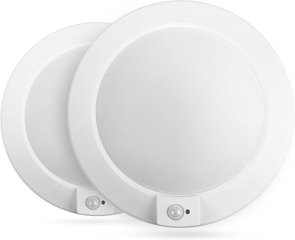 ECOELER PIR Motion Sensor Ceiling Light, 3CCT Selectable Occupancy Light with Time
