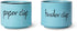 ONTUBE Ceramic Paper Clip and Binder Clip Holder Set, Desk Organizer for Office (Turquoise)