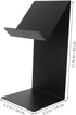 Cabilock Wide Bookshelf Rack Bookends for Heavy Books Flyer Holder Heavy Duty Easel Stand Metal Bookends Picture Frame