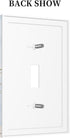 HTSAHKV 3 5 Inch Cute Highland Cow Wall Plate Light Switch Cover Single Gang Outlet Faceplate Print Plate Cover X