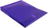 JAM PAPER Plastic Expansion Envelopes, Hook & Loop Closure, Letter Open End, Purple, 12 Pack